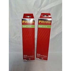 2 Filtrete 3M Bissell 8 & 14 Vacuum Filter 3750, 6595, 6390, 3990, 6393